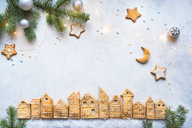 istock Christmas Cookies Village 1288139414