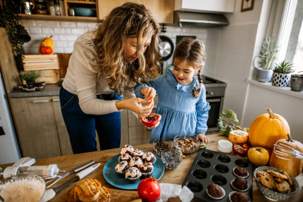 istock Making holiday treats together 1288140379