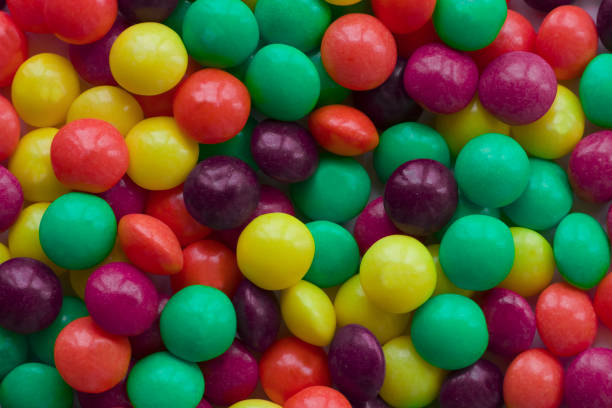 istock Background made of colorful dragee. 1288142952