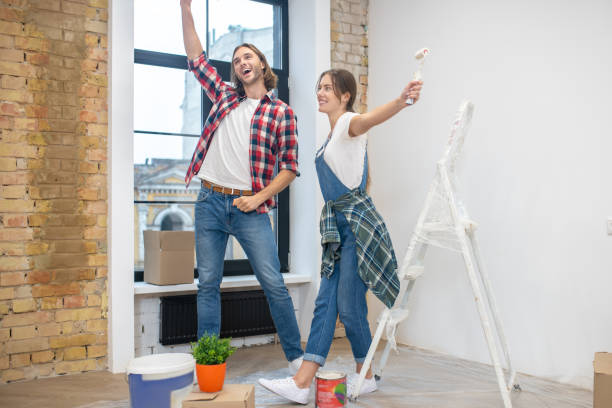 istock Young couple having fun and feeling happy 1288148638