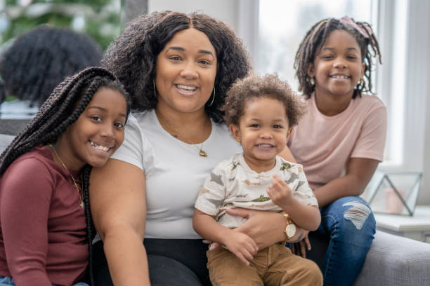 istock Beautiful African American Family 1288149040