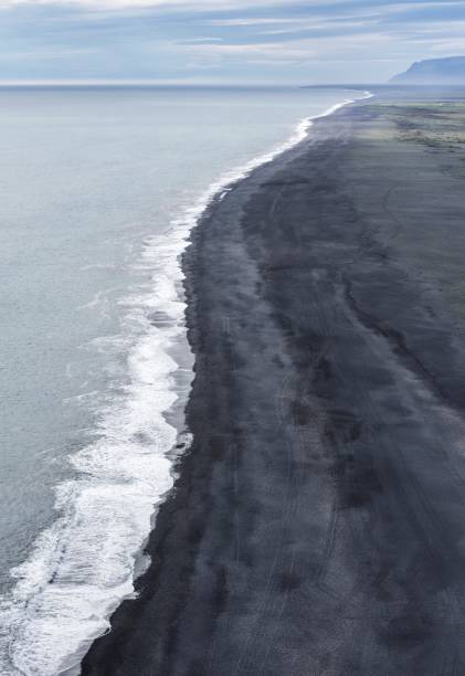 istock Shore of a black beach in Iceland 1288158514