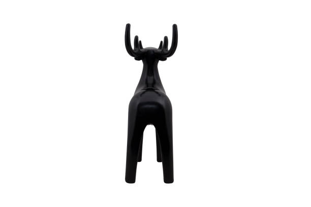istock Black christmas deer porcelain ceramic material isolated on white background 1288169346