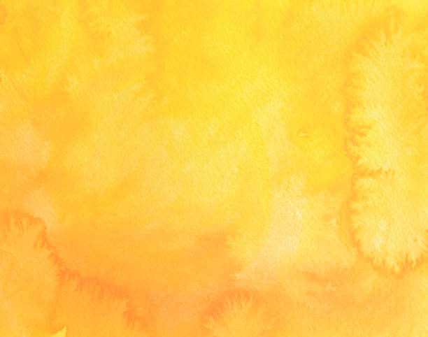 istock Yellow watercolor background 1288177556