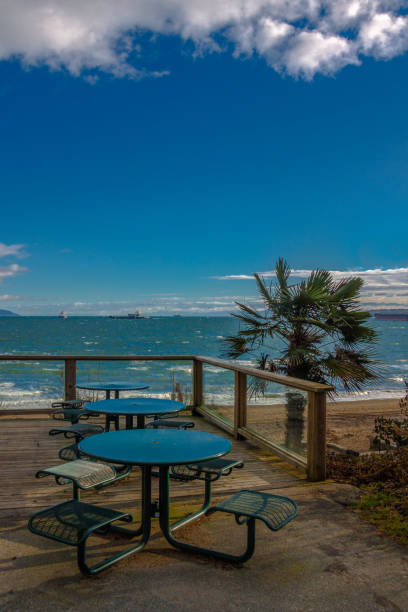istock Winter season on the beach in Stanley Park 1288208569