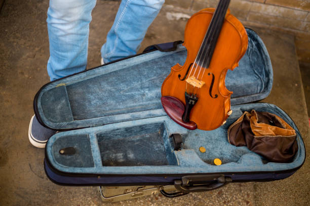 istock Violin street performer 1288211167