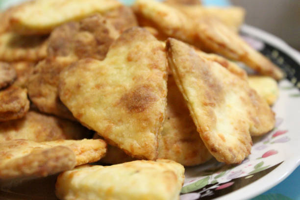 istock Appetizing shortbread cookie, baked, delicious, dessert, close-up, selected focus 1288223450
