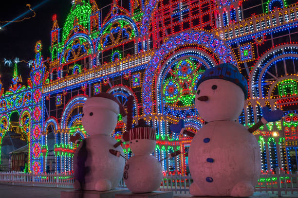 yanqing longqing gorge ice and snow festival in yanqing district in beijing - yanqing county imagens e fotografias de stock