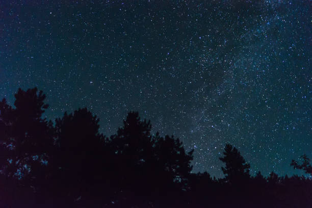 istock Starry sky overlooking the Milky Way site 1288235204