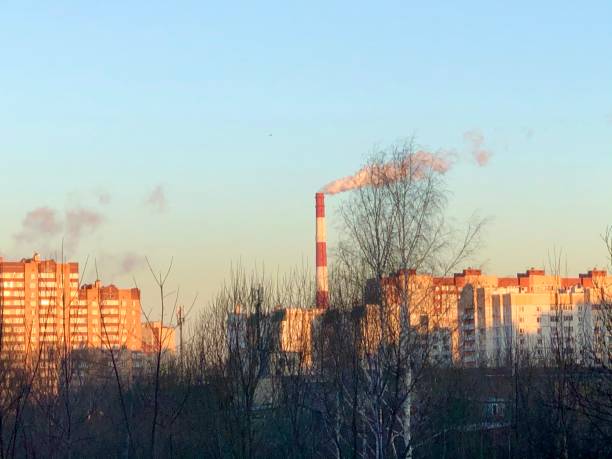 istock sunrise cityscape with chimney and buildings 1288236699