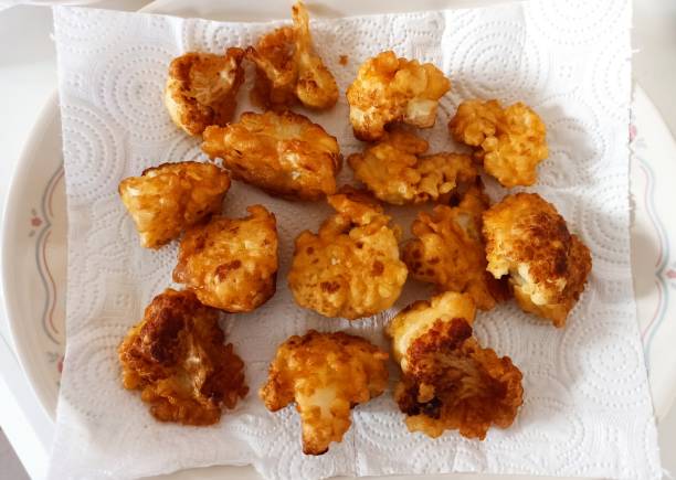 Traditional fried cauliflower at Istanbul turkey
