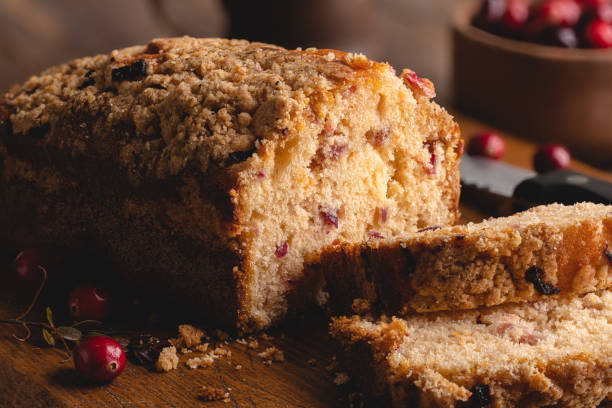 istock Loaf of Cranberry Orange Bread 1288253344