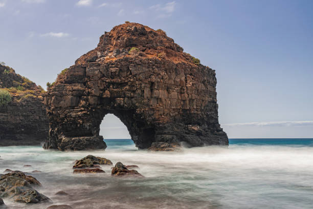 istock Volcanic rock arch, Los Roques beach 1288253577