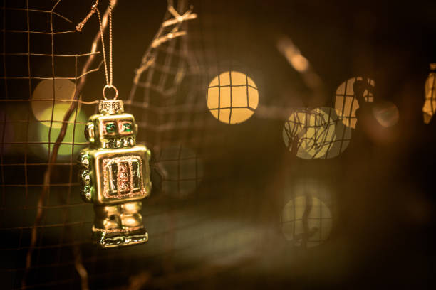 istock Christmas decoration, christmas bubbles, Night, Lights 1288254372