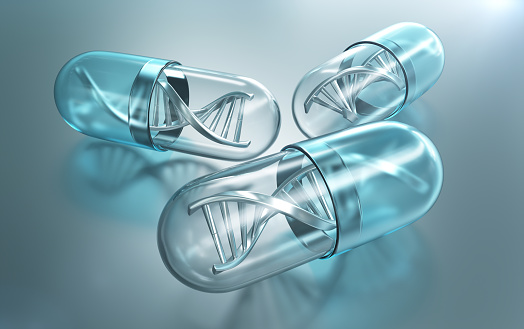 Capsules with DNA structure