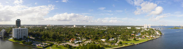 istock Upper East Side Miami on Biscayne Bay aerial panorama 1288261215
