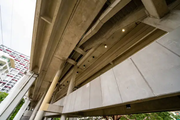 Abstract architecture Metrorail Miami