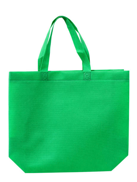 istock green cloth shopping bag isolated on white background 1288263470