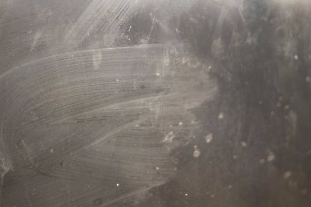 istock Dirty glass. Glass surface. Transparent material texture. 1288274214