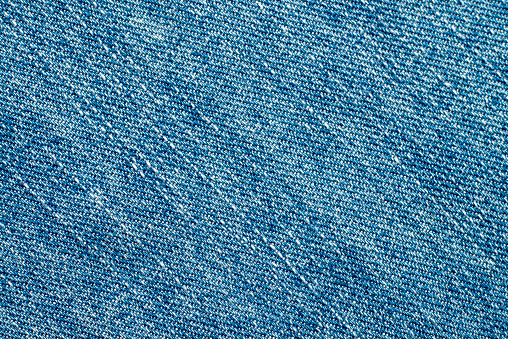 Blue demin fabric texture background.