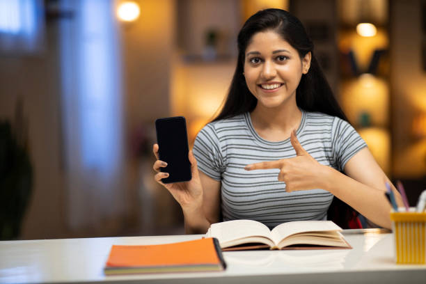 istock woman studying at home 1288284603