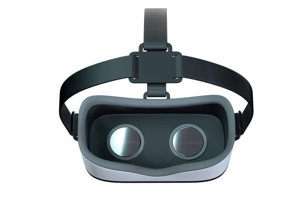 istock 3D render of Virtual Reality googles isolated on white 1288289374