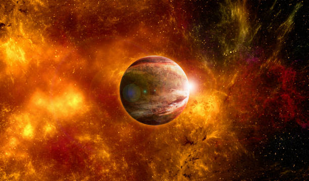 istock Unknown planet from outer space. Space nebula. Cosmic cluster of stars. Outer space background. 3D Illustration 1288294816
