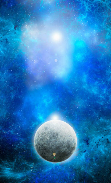 Unknown planet from outer space. Space nebula. Cosmic cluster of stars. Outer space background. 3D Illustration Unknown planet from outer space. Space nebula. Cosmic cluster of stars. Outer space background. 3D Illustration. eeggs stock pictures, royalty-free photos & images