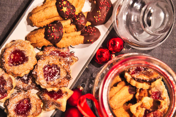 istock Fresh handmade christmas cookies 1288298407
