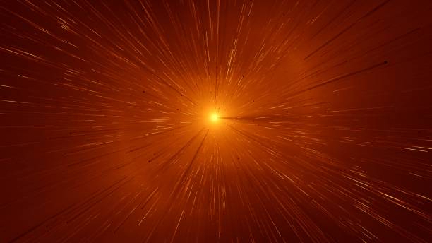 istock Orange supernova explosion, big bang, cosmos, universe concept. Digital 3D render. 1288298758