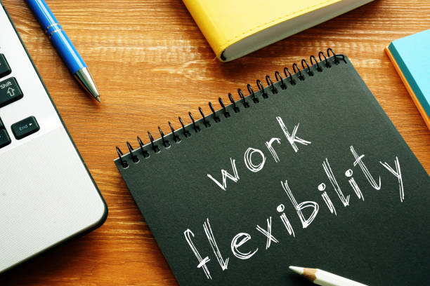 istock Work flexibility is shown on the business photo using the text 1288301994