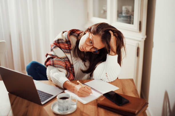 istock Women working at home stock photo 1288313143