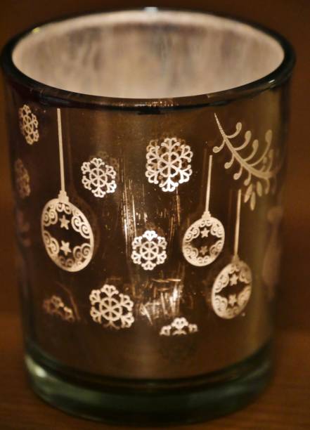 istock Glass with Christmas motifs 1288315926