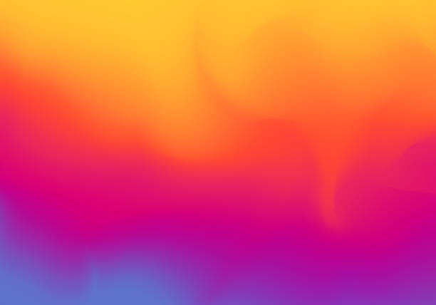 kontekstowe gradienty kolorów w tle - vibrant color stock illustrations
