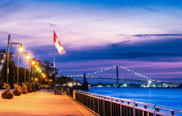 Windsor, Ontario Waterfront Trail - Ambassador Bridge