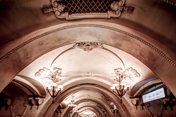 istock Sights in the ornate subway system in Moscow Russia 1288334702