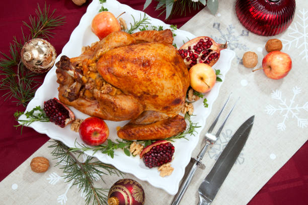 istock Christmas Pomegranate Glazed Roasted Turkey 1288341168