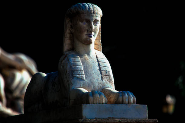 Sculpture with the name \