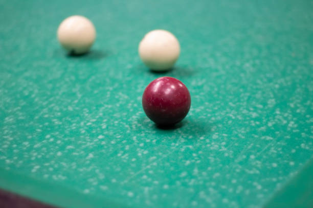 istock Game of billiards. Billiard balls on the table. 1288345698