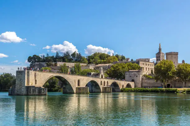Photo of Saint Benezet bridge in Avignon