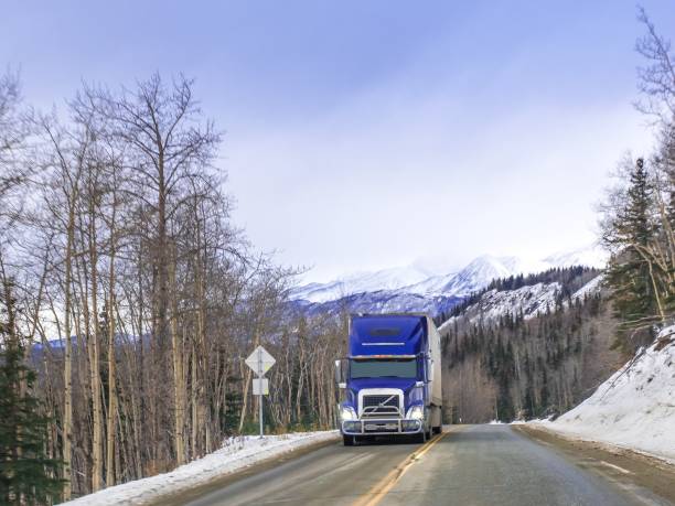 istock Trucking in Alaska 1288351418