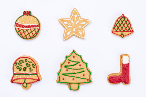 istock Varied shape of Christmas cookies. 1288356900