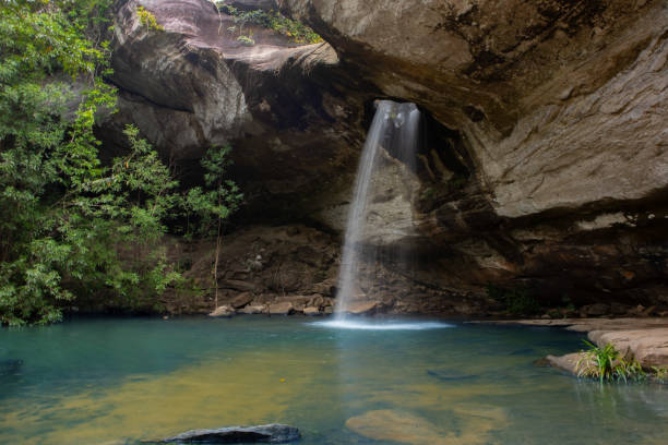 istock saeng chan waterfall, beautiful waterfall in Ubon Ratchathani, Thailand. 1288362495