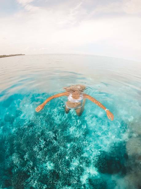 istock Woman hiding underwater 1288366674