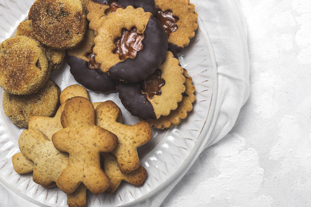 istock Homemade Cinnamon Chocolate Gingerbread Cookies 1288367278