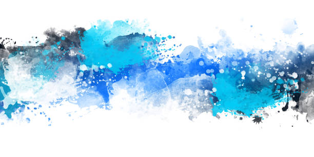 istock Abstract Blue Watercolor Background For Graphic Design 1288367337