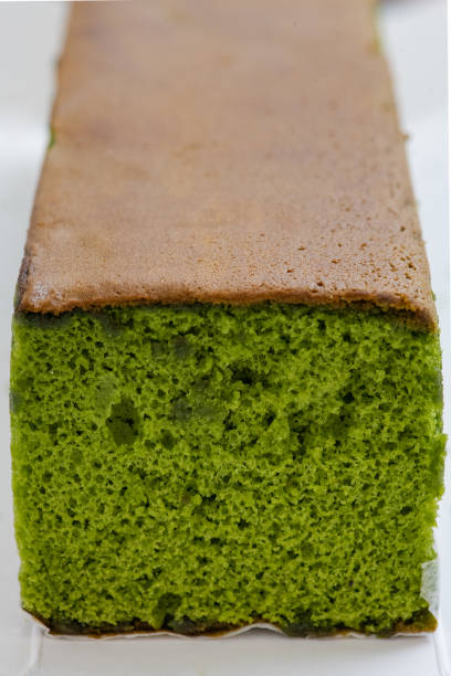 istock sponge cake with matcha and honey, castella cake,  (Japanese sponge cake) 1288369386