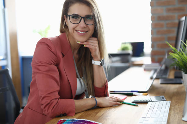 istock Lovely lady in good mood 1288370185