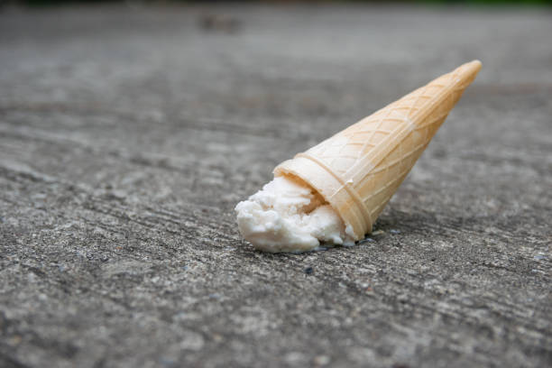 istock Ice cream falls on the floor 1288370887