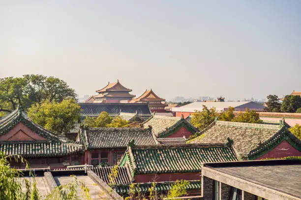 Photo of Ancient royal palaces of the Forbidden City in Beijing,China